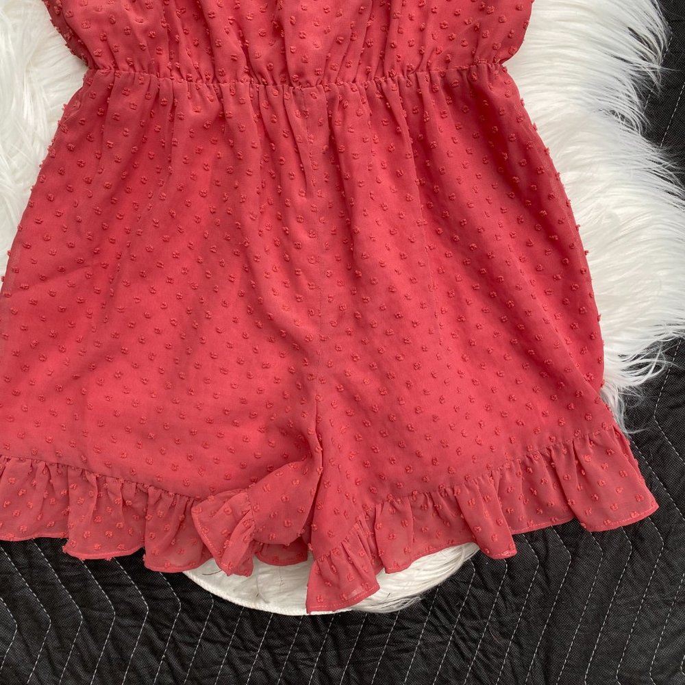 Lovers + Friends Quincy Swiss Dot Romper - Picture 3 of 11